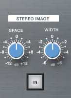 Closeup image of the Stereo Enhancer Section