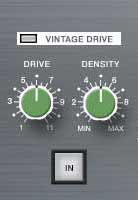Closeup photo of the Vintage Drive Section