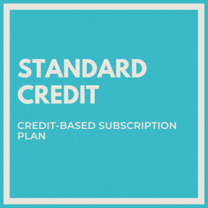 Image Standard Credit Subscription