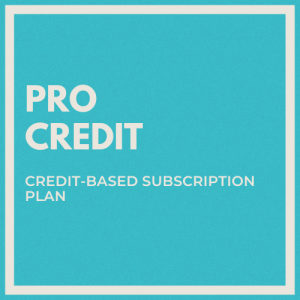 Image Pro Credit Subscription