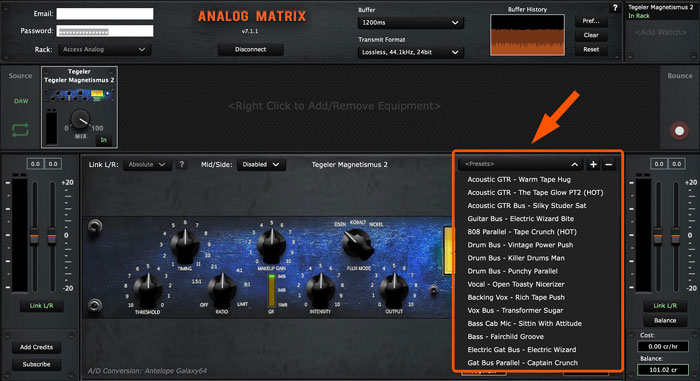 Image of the Tegeler Magnetismus 2 Presets